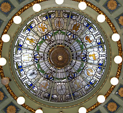 Restoration of zodiac dome.