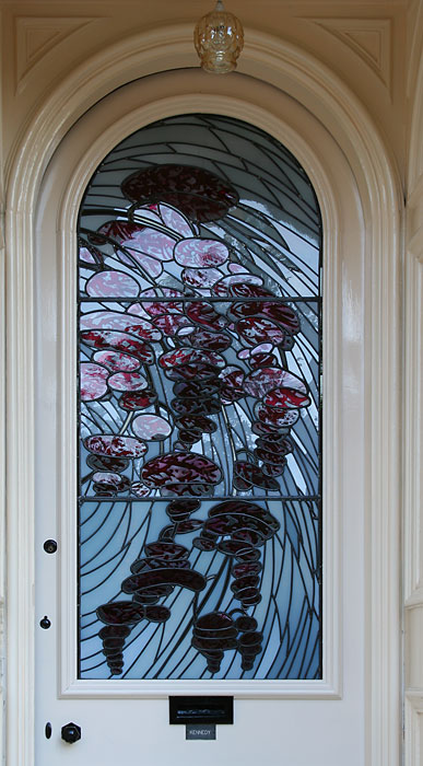 Front door, private house, Glasgow - paint detail