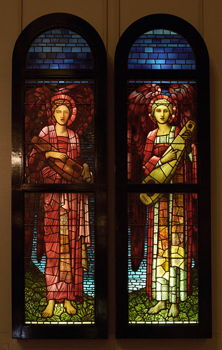 Whitworth Art Gallery - windows by William Morris / Burne Jones