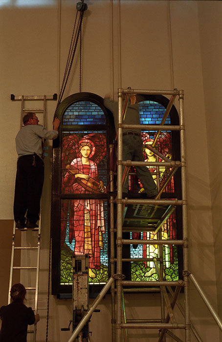 Whitworth Art Gallery - windows by William Morris / Burne Jones